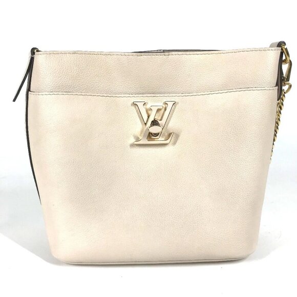 LOUIS VUITTON M24638 Lock Me Lock & Walk 2WAY bag Shoulder Bag Ivory - Picture 1 of 13